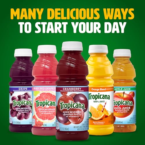 Image of Tropicana Cranberry Juice Drink, 15.2 Ounce Bottle (Pack of 12)