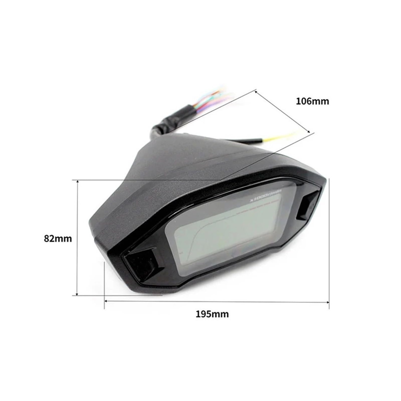 Cuadro de instrumentos de moto Medidor digital para motocicleta Grom 125 MSX125 MSX, odómetro, tacómetro, accesorios para instrumentos(Color A)