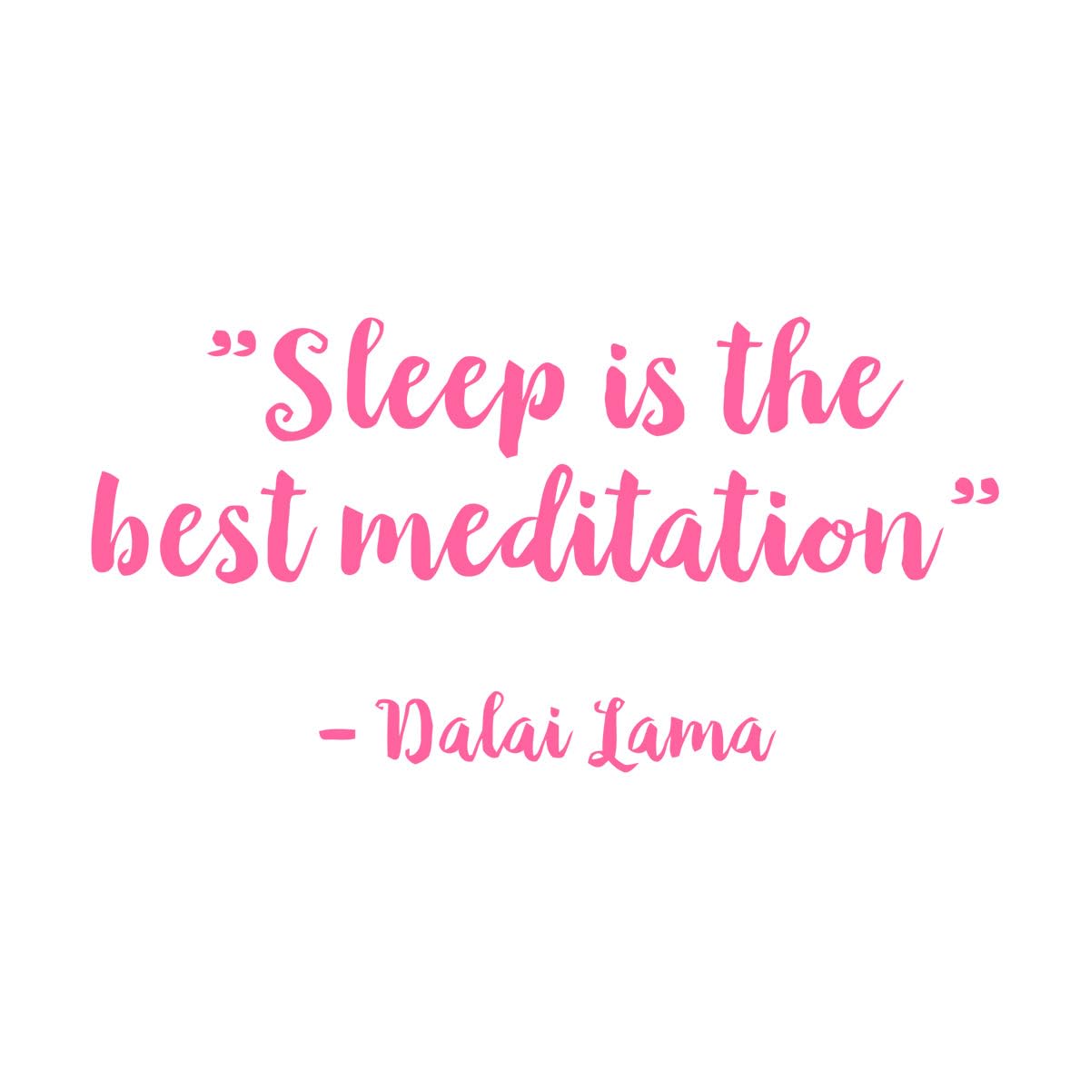 Sleep is the Best Meditation Wall Quote Sticker Motivational Quotes Home Decoration Bedroom Wall Decals Mural Living Room Extra Large - 58x114cm โ image 1