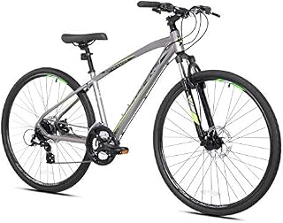 700c Giordano Brava Hybrid Comfort Bike, Small, Silver