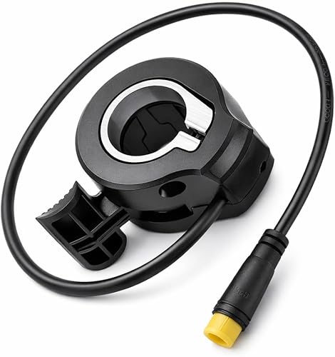 Alomejor Acelerador de pulgar de scooter eléctrico, acelerador de acelerador de dedo de control de velocidad con conector para scooters eléctricos