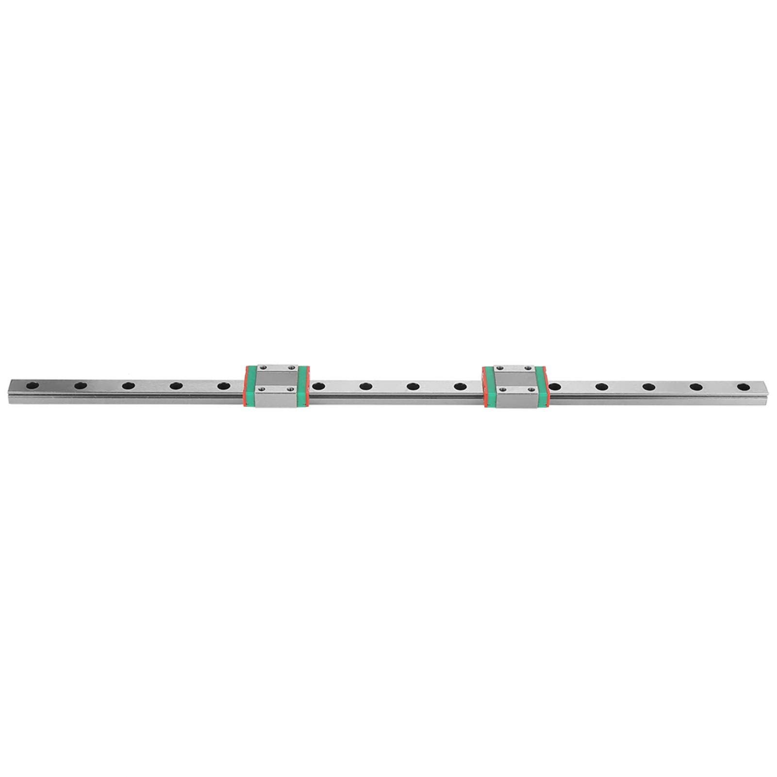 Haute Qualité 1pc 400mm MGN12 Miniature Linéaire Rail Guide Rail 12mm Largeur + 2pcs MGN12B Glisser Blocs