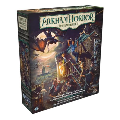 Asmodee Arkham Horror: LCG Grundspiel Arkham Horror Kartenspiel 2026 DE-Version kooperatives Expertenspiel für 1-4 Spieler ab 14 Jahren Kartenspiel mit 45-180 Minuten Spielzeit pro Partie