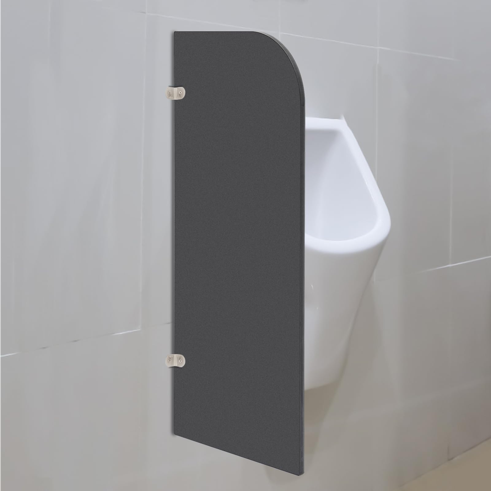 Parete divisoria per orinatoio WC da uomo per WC 40 x 90 (rotondo-nero)