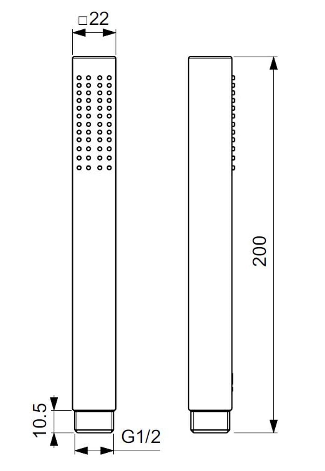Ideal Standard - Doccetta stick, Cromato