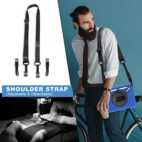 TH000 shoulder strap for tablet case universal detachable carrying strap, replacement shoulder neck belt with adjustable buckle