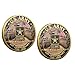 U.S. Army 250th Anniversary Commemorative Gold-Plated Challenge Coin, Double-Sided High Relief Military Collectible for Veterans, 1775-2025 (Type A)