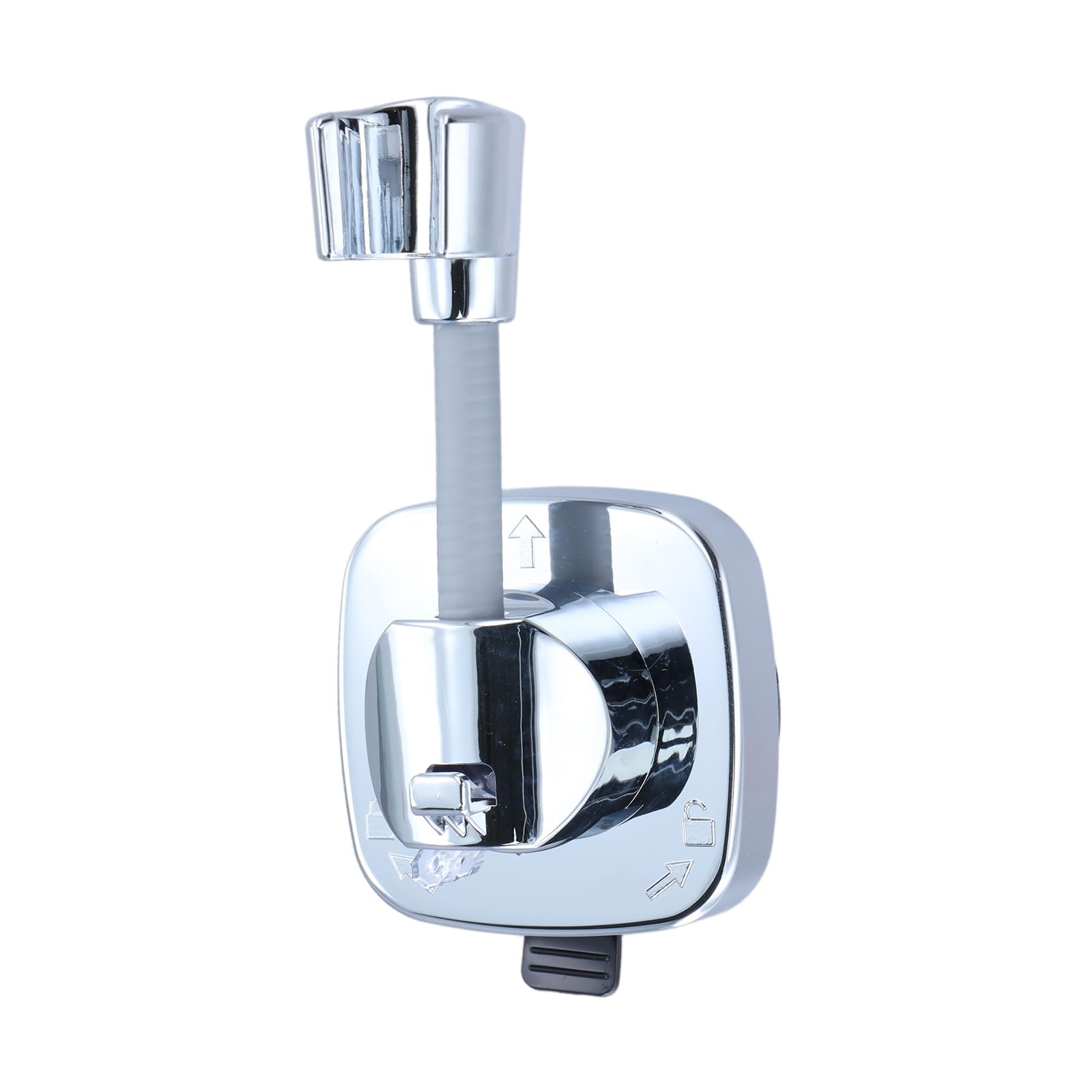 Adjustable Shower Head Holder, No Drill Shower Bracket with Suction Cup, Wall Mounted Rotatable Holder, Removable Bathroom Head Bracket, Universal Fit for Most Shower Heads