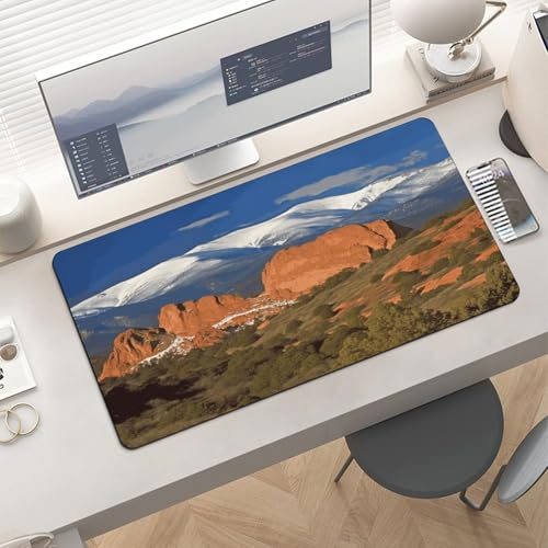 Pikes Peak Colorado Desk Pad Large 30x60cm Rubber miniatura 6