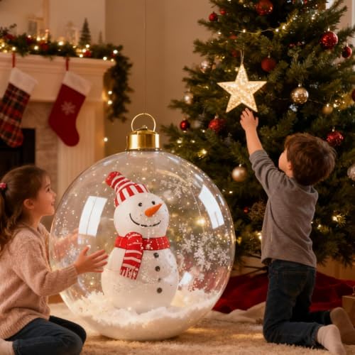 Décorations de Noël géantes extérieur et bonhomme de neige télécommandé - 5