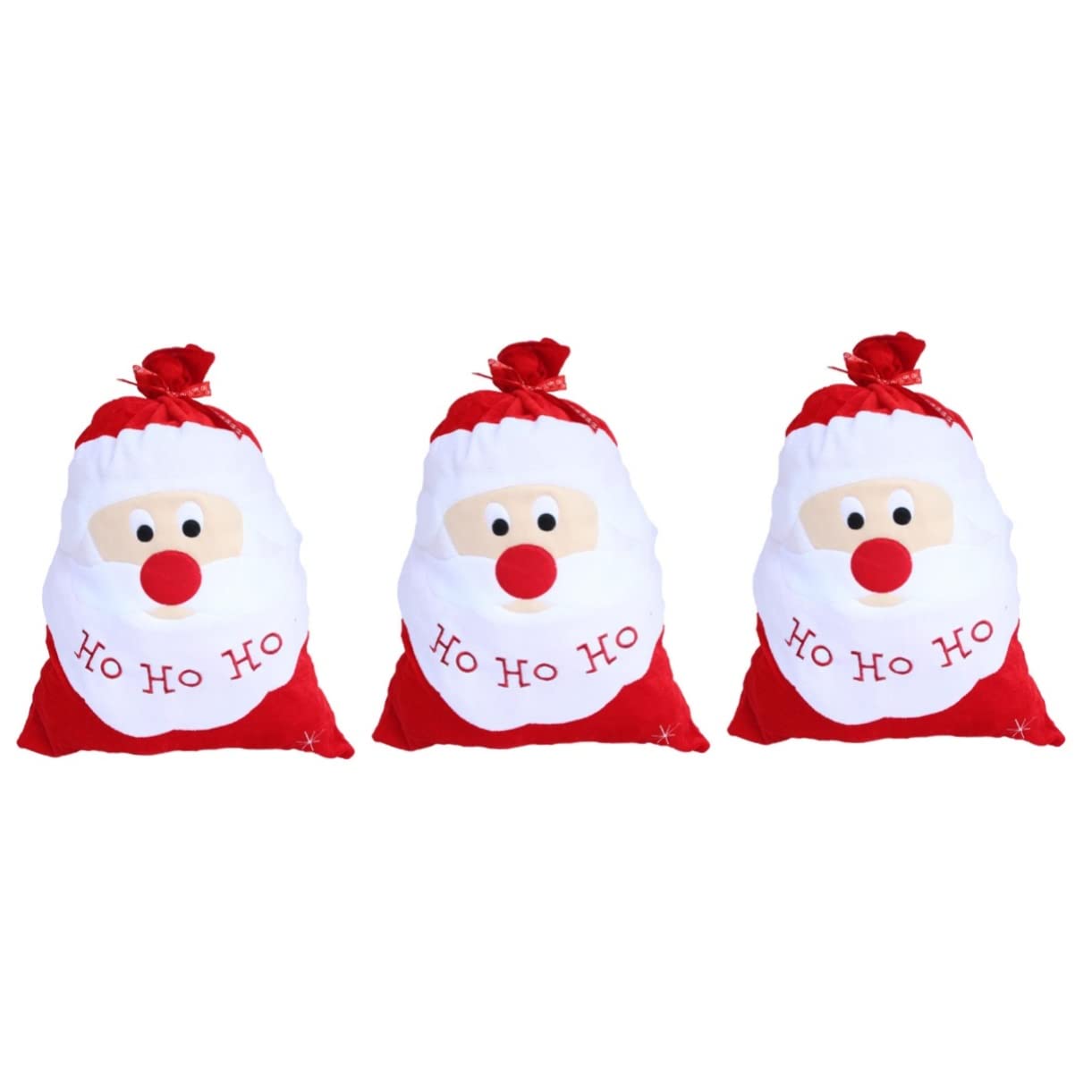 Mobestech 3 Piezas navideños christmas christmas decor bolsas de bolsas de galletas de bolsa de bolsa de de largo