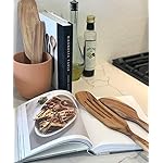 Spurtle Set, Natural Acacia Wooden Kitchen Utensils Set of 4, Wooden Spoons Utensils for Cooking, stirring, Mixing, Serving, spurtles kitchen tools as seen on tv for NonSick Cookware - Image 5