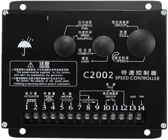 C2002 Genset Speed Governor Control Board Controller Unit for Generator(Old Type)