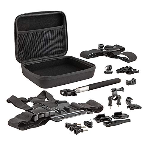 Ideal World Action Camera Mega Accessory Kit - With Hard Shell Case Ideal World Action Camera Mega Accessory Kit - With Hard Shell Case