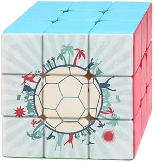 Earth Trees Soccer Football Sports Magic Cube Puzzle 3x3 Toy Game Play