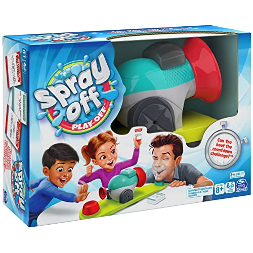 Spray Off Play Off, Water Splashing Challenge Indoor/Outdoor Backyard Camping Funny Prank Board Game Summer Toy, For Families And Kids Ages 8 And Up #TOP7