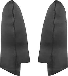 VW 用、ビートル用、2012 2013 2014 2015 2016 2017 2018 2019 車のインテリアドアハンドルアームレストパネルマイクロファイバーレザーカバー装飾 車内ドアトリム(Front 2pcs,Gray)