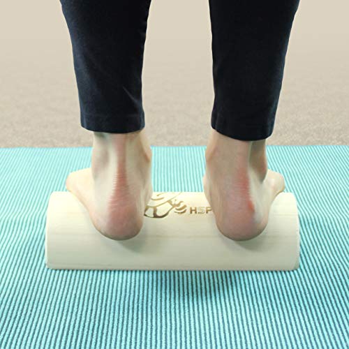 Almofada de madeira HSP para pescoço rígido, alívio da dor no ombro e relaxamento (Grande: mais alto