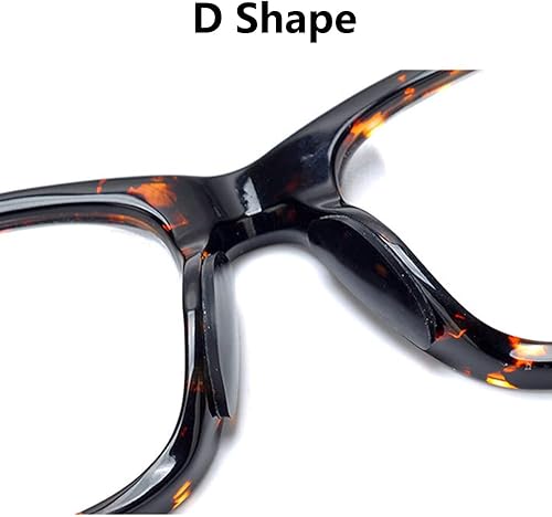 Miniatura 5 de Juego de 20 pares de almohadillas antideslizantes para la nariz, almohadillas adhesivas de silicona para lentes de sol (0.748 x 0.315 x 0.039in,