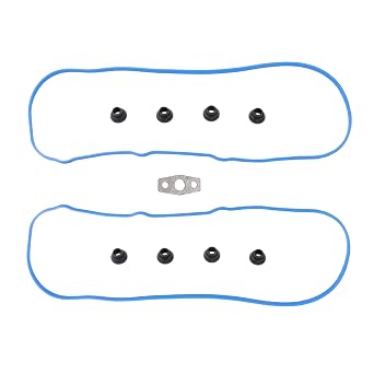 12637683 Valve Cover Gasket Set, Compatible with 4.8L 5.3L 6.0L 6.2L Chevy Silverado, Suburban, Tahoe, Trailblazer, GMC Sierra, Yukon, Envoy, Cadillac Escalade Replace VS50504R1