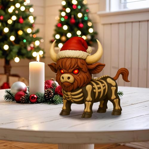 Décorations de vache pour la maison et jardin d'hiver figurine résine - 3