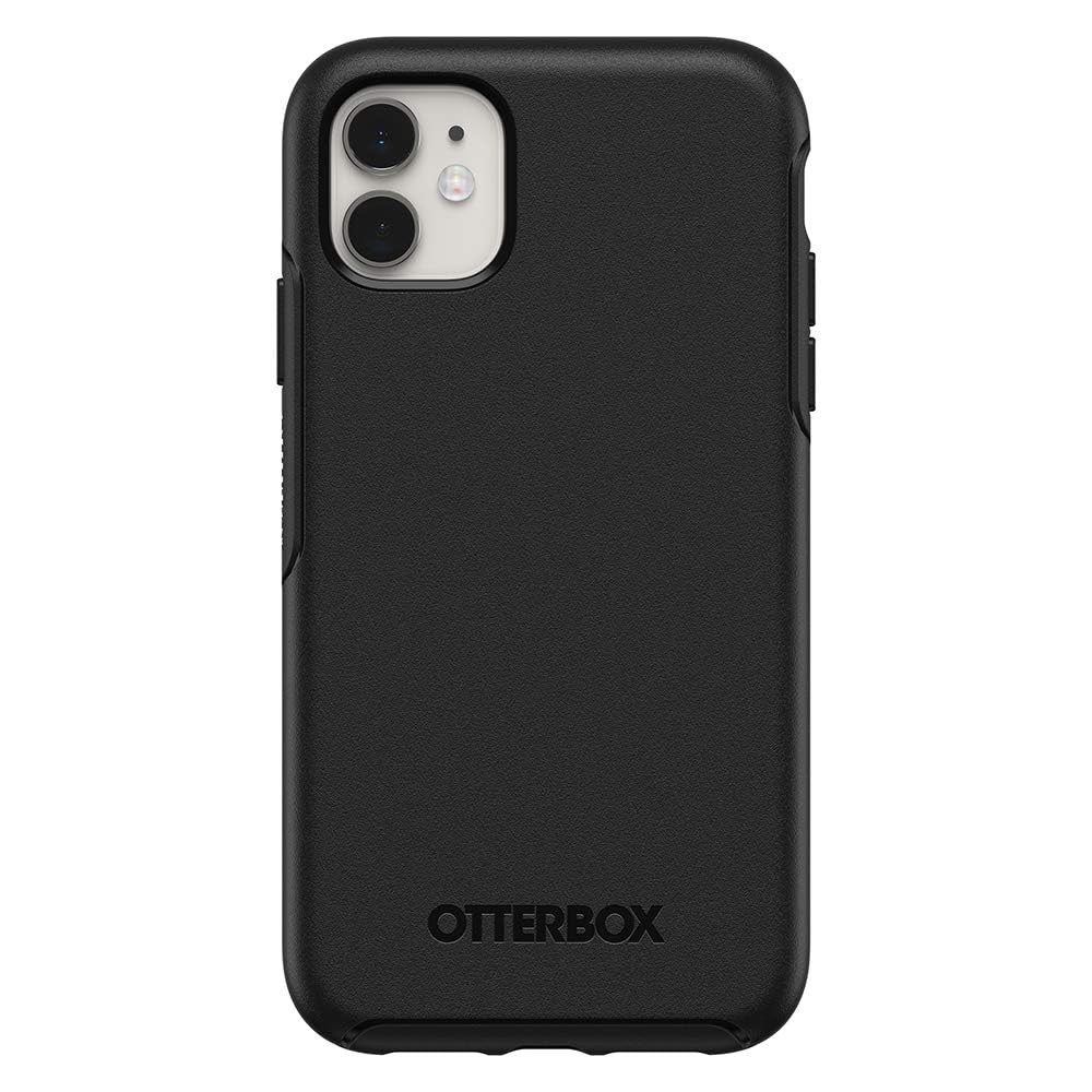 Otterbox Symmetry Coque pour iPhone 11, Antichoc, Anti-Chute, Coque de Protection Fine, supporte 3 x Plus de Chutes Que la Norme Militaire, Noir, Livré sans Emballage