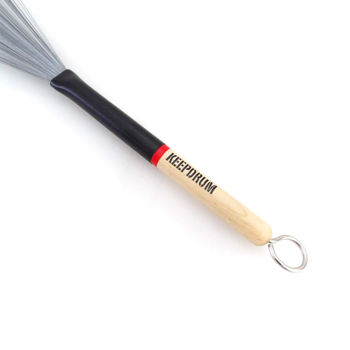 keepdrum SV507 - Spazzole per batteria, bacchette per batteria a spazzola, per jazz, allungabili