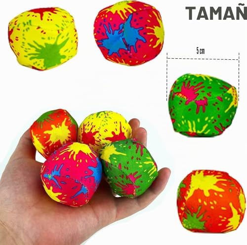 Miniatura 4 de Latern 30 Piezas Bolas De Bomba De Agua, 5cm Bola Absorbente De Agua Reutilizable Mini Bolas De Salpicaduras De Agua Para Actividades Acuáticas Al Aire Libre Juegos De Lucha Acuática De Verano