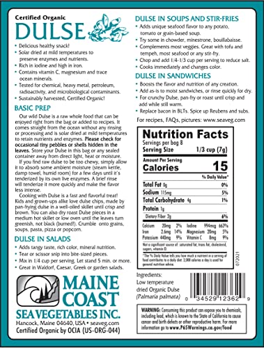 Organic Wild Atlantic Dulse Whole Leaf - 2 oz Bag