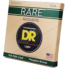 DR Strings RPM-12 Rare Phosphor Bronze Acoustic Guitar Strings - .012 - .054 Light
