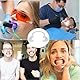 Dental Wangenhalter, 12 Stück C-Form autoklavierbarer Mundöffner für Zahnaufhellung, 3 Größen transparenter Lippen-Wangenhalter für Zahnarzt, Party, Mundschutz, Speak Out, Herausforderungsspiel