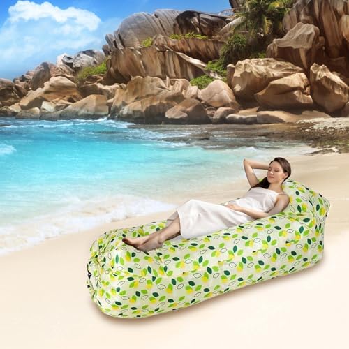Sofá inflable de aire que soluciona la falta de asientos cómodos en la playa y camping 4