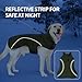 HEYWEAN Mantel Hund Wasserdicht Hundemantel Warm Winter Hundejacke Fleece Hunde Pullover Wintermantel mit D-Ring Reflektierend Hundemantel mit Klettverschluss Winterjacke Kleine Mittlere Grosse Hunde
