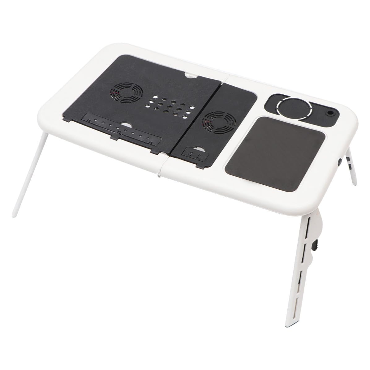 Escritorio Plegable para Portátil Soporte ABS, Refrigeración USB