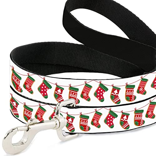 Christmas Stockings Pet Leash - Christmas Leash - Graphic Leash for Dogs