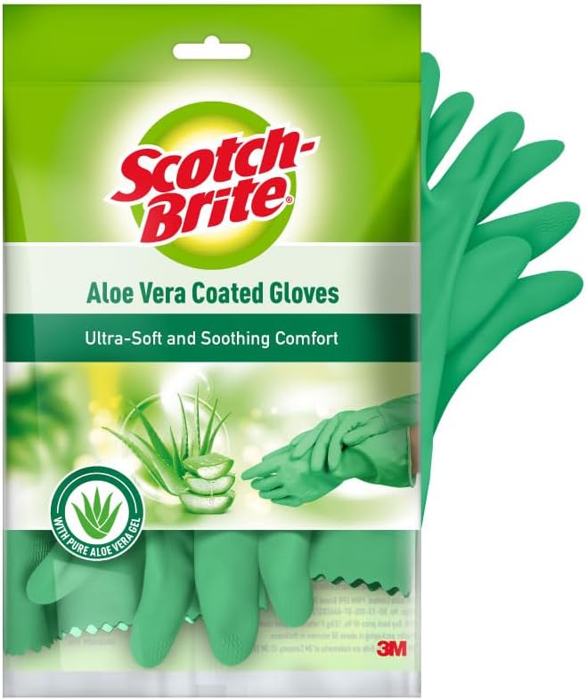 Aloe Vera coated Gloves, thick gloves for superior protection, aloe vera gel coating for cool hands, superior protection, anti- slip material