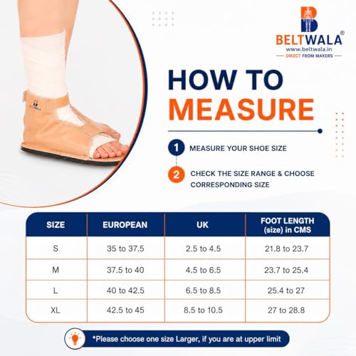 Image of Cast Shoe for Foot Plaster | Orthopedic Cast Boot with Adjustable Straps Ankle Support Protector Adjustable Shoe for Men & Women | Fits Left & Right Leg Easily (M)