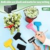Plant Labels Tags 200Pcs T-Type Plant Markers Plastic Plant Label Tags Garden Labels Tags Plant Labels for Outdoor Garden Waterproof Plant Label Identification Stakes with Permanent Marking Pen(Black) #3