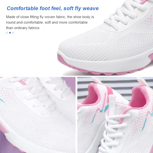 Image of Padgene Womens Sneakers Air Cushion Running Shoes Lightweight Tennis Walking Shoes Mesh Breathable Gym Work Fashion Sneakers Athletic Comfortable Casual