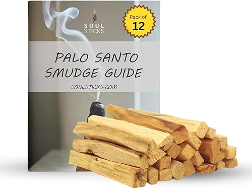 Miniatura 1 de Ancient VEDA Palo Santo Sticks 12 Pack con guía de manchas  Auténtica madera de Palo Santo a granel, de origen sostenible en Perú, palitos sagrados