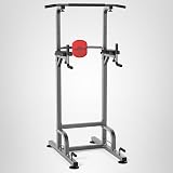 RELIFE REBUILD YOUR LIFE Power Tower Pull Up Bar Station Workout Dip Station for Home Gym Strength Training Fitness Equipment
