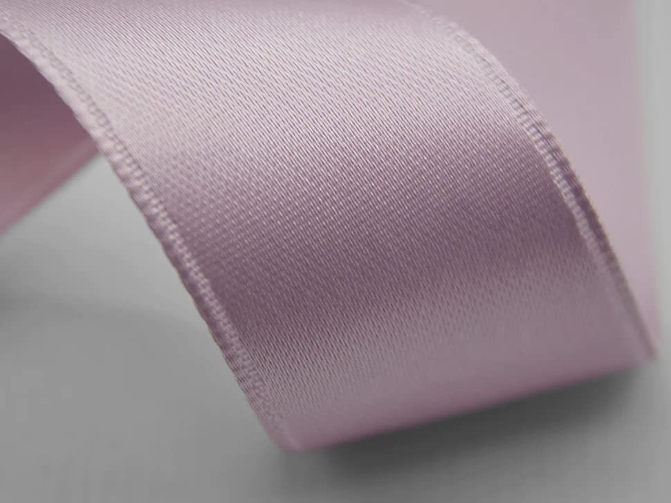Furlanis - Nastro Doppio Raso, Tessuto Italiano - Rosa Cipria, 25 mm x 50 m