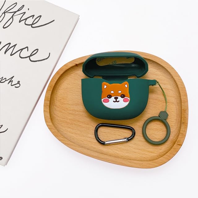 AEsmart - Cartoon Case For QCYs ArcBuds HT07 Case Silicone Ring Anti-drop Protect Earphone Box Accessories cover For QCYs HT07 (A3 For QCYs ArcBuds HT07)