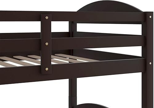 Miniatura 9 de Epinki Litera individual en forma de L con nido, expreso, cama para niños, madera, no necesita somier, fácil montaje