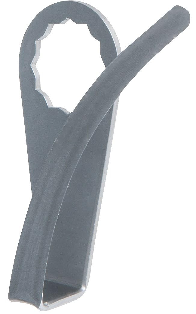 KS Tools 515.5096 Cúter oscilable acodado, 16 mm de ancho