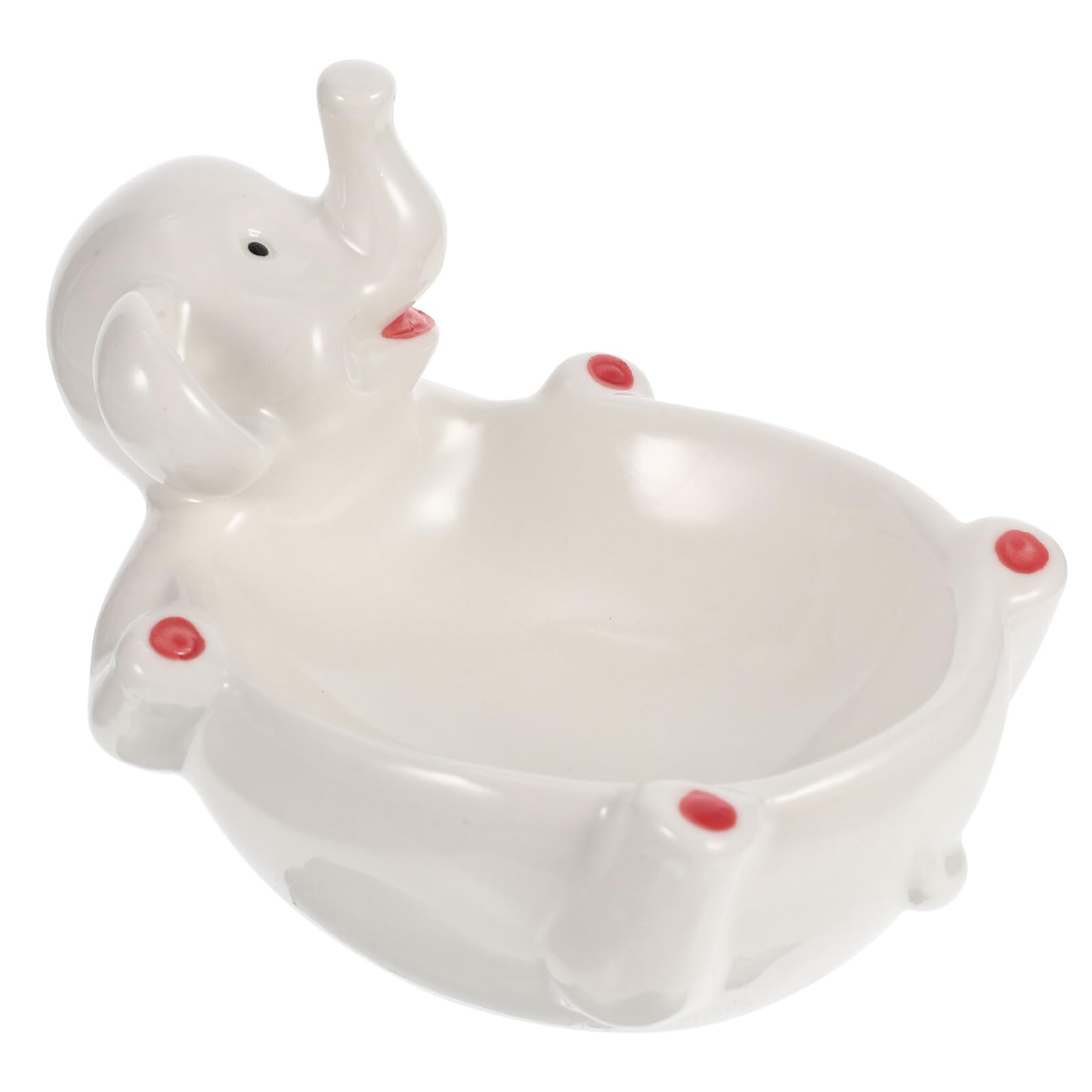 Plat assaisonnement céramique éléphant pour ne plus jamais renverser vos sauces
