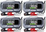 YaberAuto Avviatore Batteria Auto 9000A 26800mAh con Compressore 160PSI Uscita DC 160W, PD65W Booster Avviamento,Avviatore Emergenza per Auto (Tutto Gas/12.0L Diesel), 1200 Lumens (Confezione da 4)