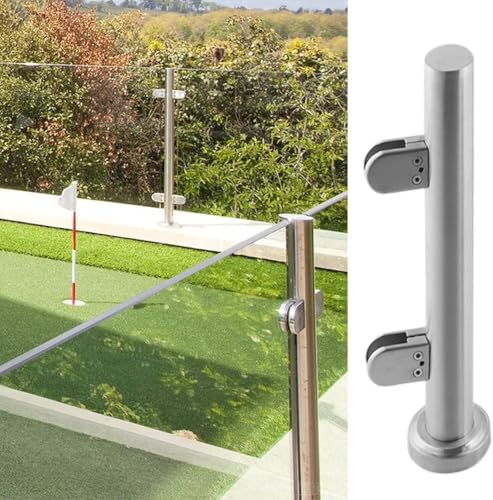 Abrazadera para vidrio de terraza que asegura paneles con máxima estabilidad