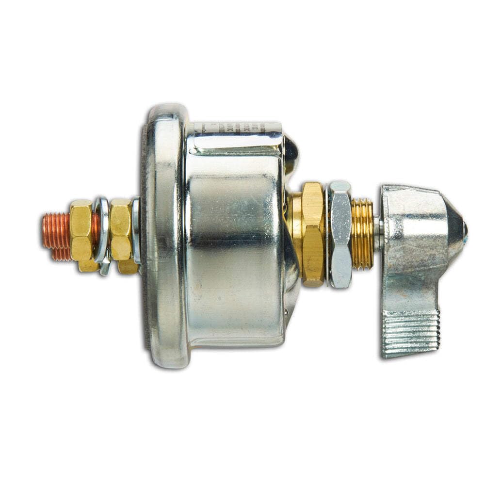 Cole Hersee Interruptor de desconexión de batería del cuerpo metálico SPST-6-12V - 2484-BP