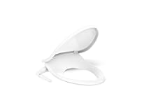 PureWash M250 Manual Elongated Bidet Toilet Seat, White, Quiet-Close Lid Prevents Slamming, Cool Water, Easy Installation with Quick-Release Hinges, Adjustable Spray Position & Pressure